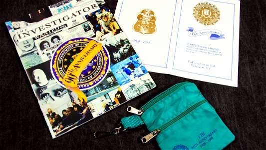 July 2018: FBI 90th Anniversary Memorabilia photo