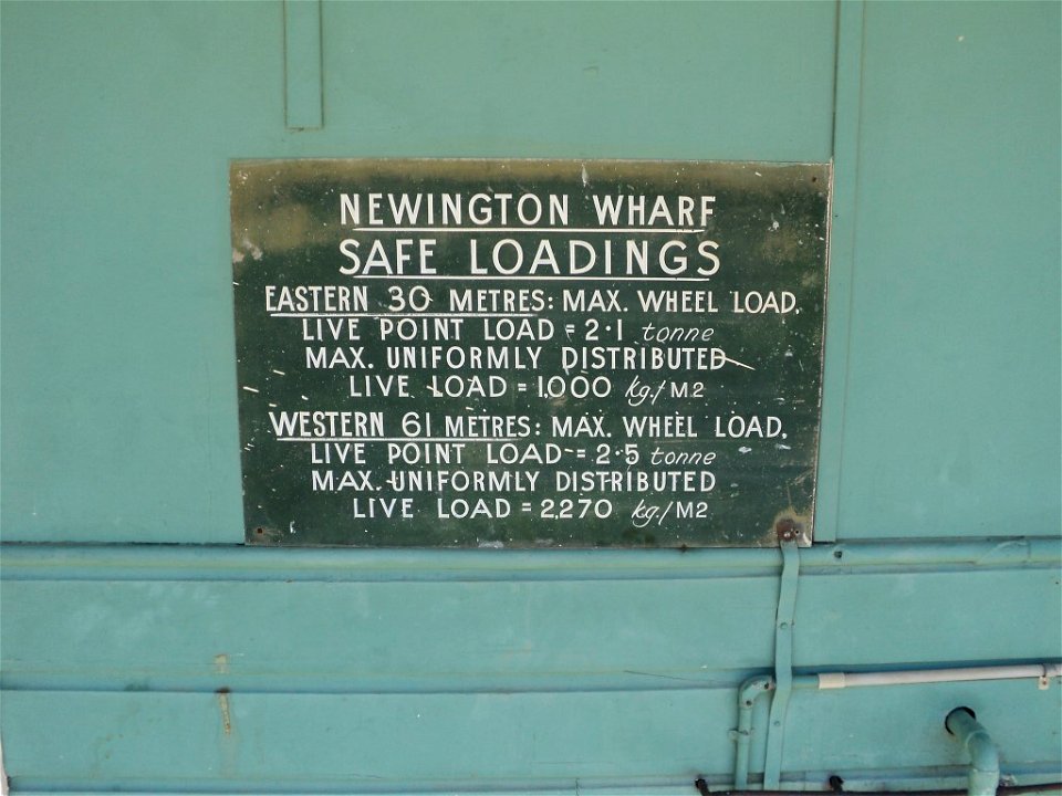 RAN Armament Depot Newington - Building 12 Signage