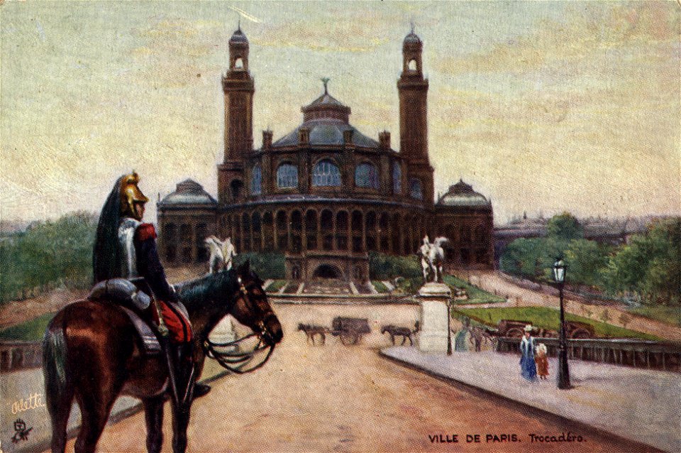 Ville de paris place du Trocadero CIRCA 1920