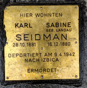 KARL UND SABINE SEIDMANN