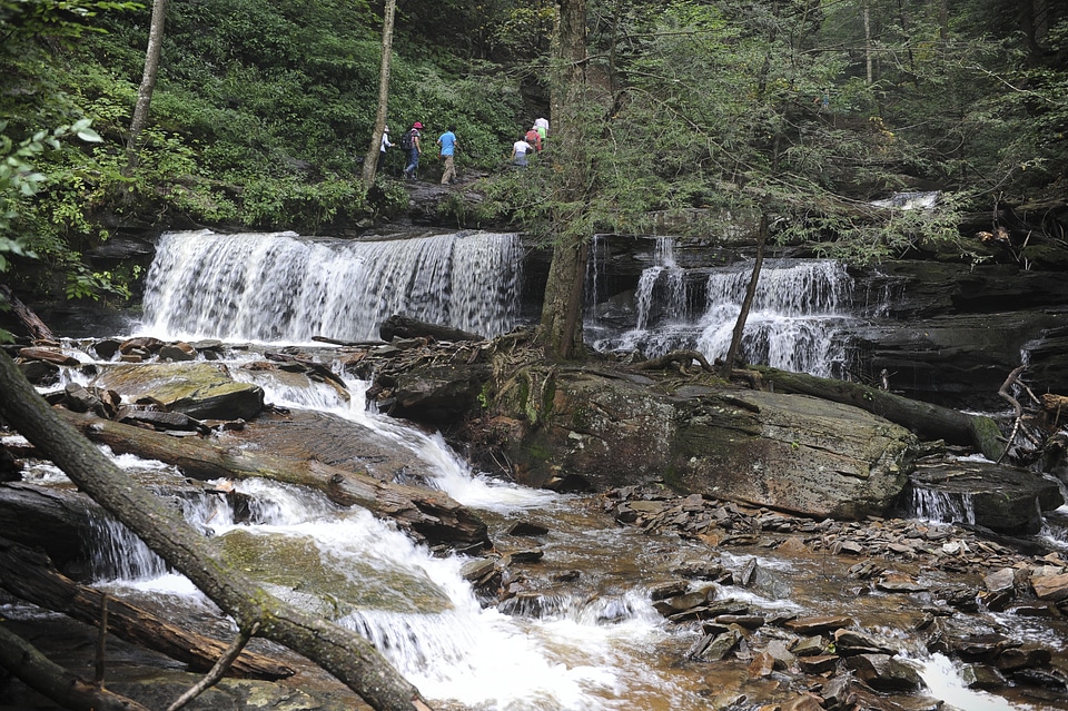 Waterfalls in Ricketts Glen State Park
