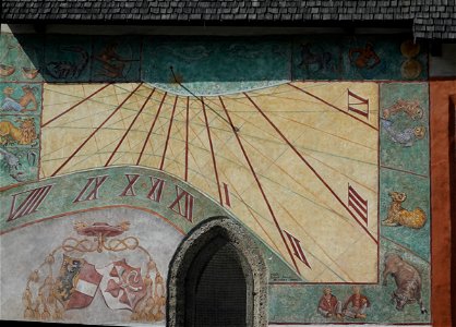 Sundial, Salzburg fortress