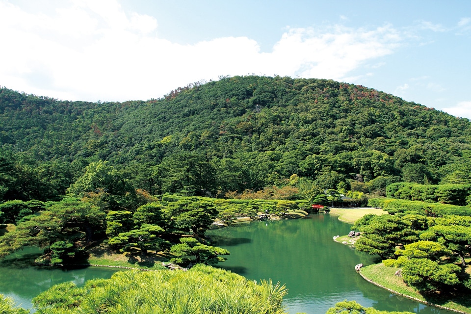Ritsurin Garden Takamatsu Shikoku Japan
