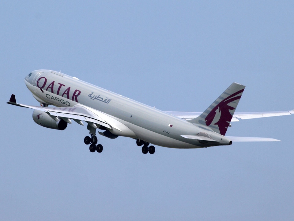 A7-AFZ Qatar Airways Cargo Airbus