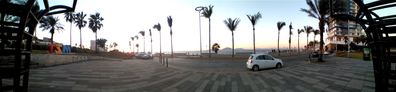 Vista panorámica del Parque Ciudades Hermanas, Mazatlán, 26 de diciembre de 2022