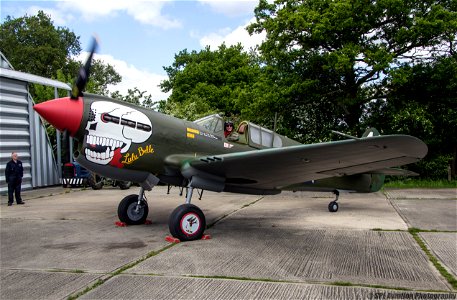 EGSX - Curtiss P-40 Kittyhawk - Hangar 11 - Lulu Belle - 43-5802