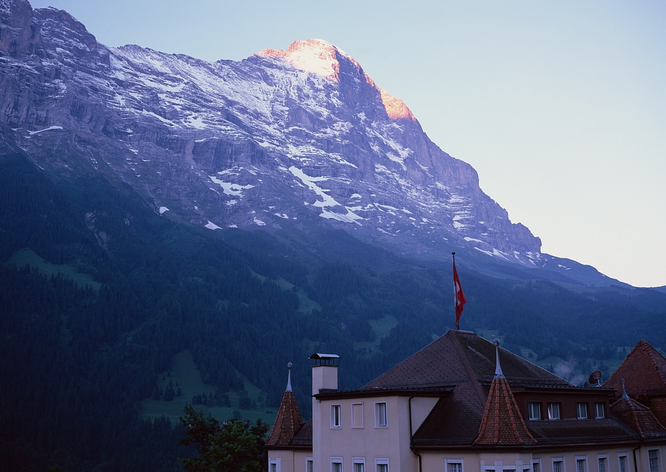 Matterhorn peak in sunny day