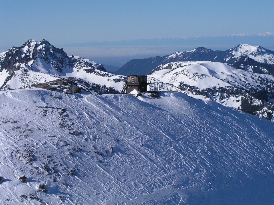 Roofless Mount Fremont Fire Lookout