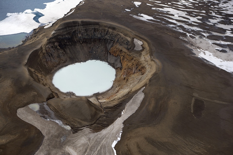 Viti crater in Askja, Iceland photo