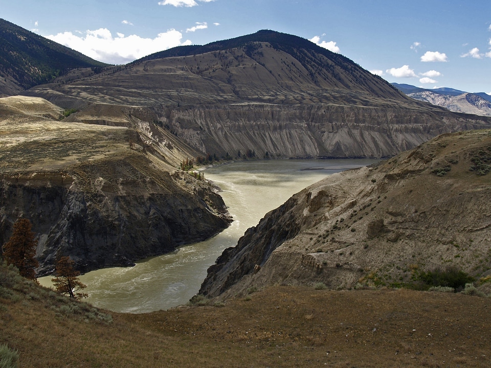 Fraser Plateau River British Columbia Canada photo