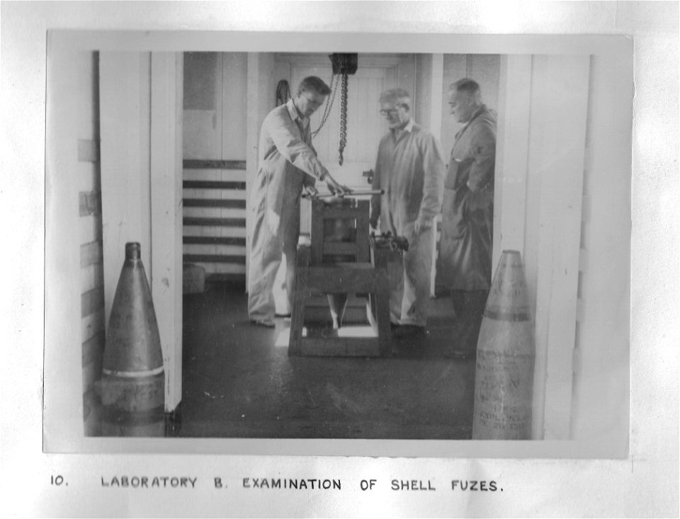 RAN Armament Depot Newington - Laboratory B_Shell Fuze Examination