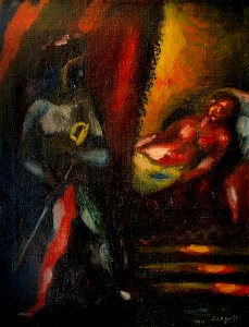 April 2018: Chagall Oil Painting