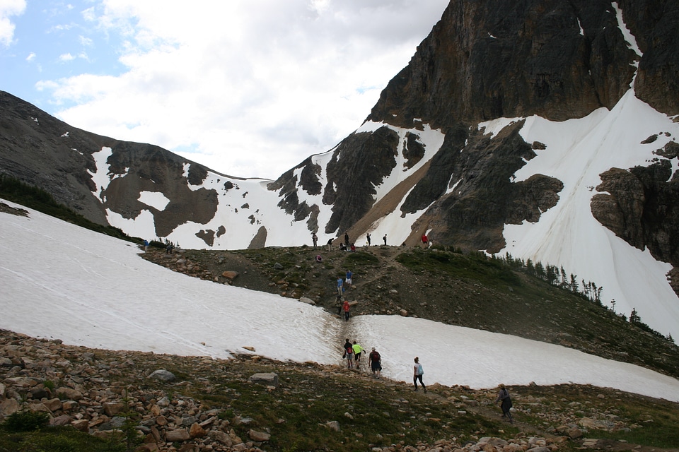 Mount Edith Cavell Mountain in Alberta, Canada