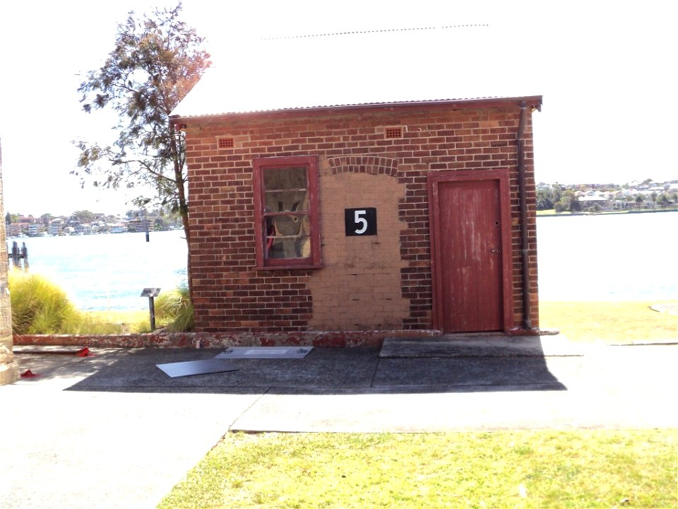 RAN Armament Depot Spectacle Island - Cordite test house
