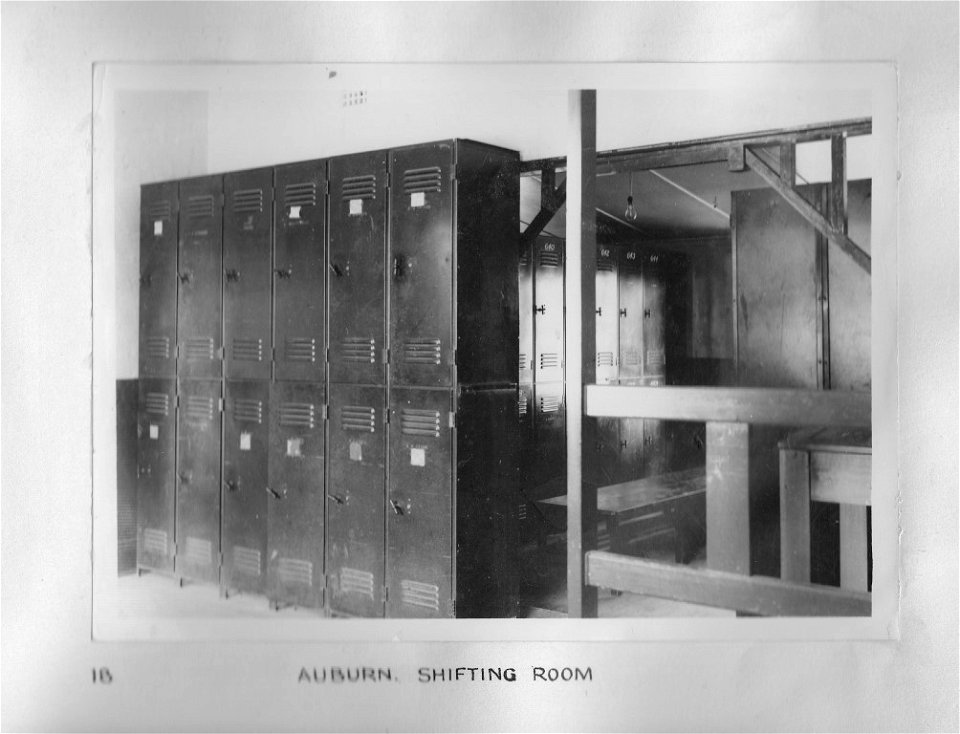 RAN Armament Depot Newington - Auburn Shifting Room