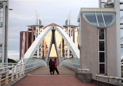 Bridge at Salford Quays photo