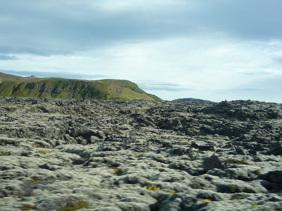 Nature landscape lava rock
