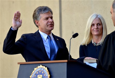 Director Wray Installation Ceremony