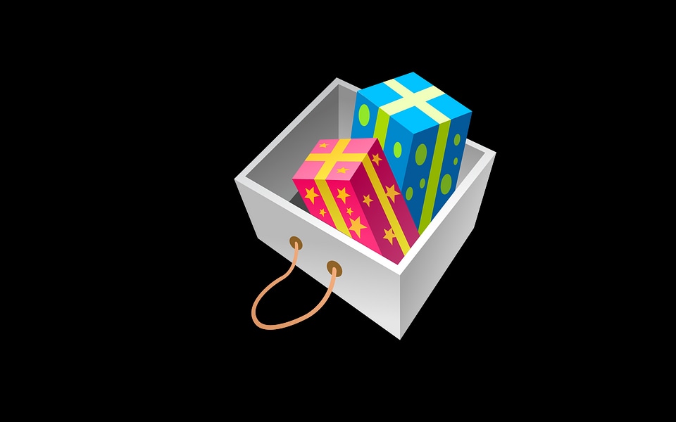 Drawer in gift box