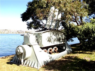 RAN Armament Depot Spectacle Island - Anti-submarine mortar Mk 10 "Limbo"