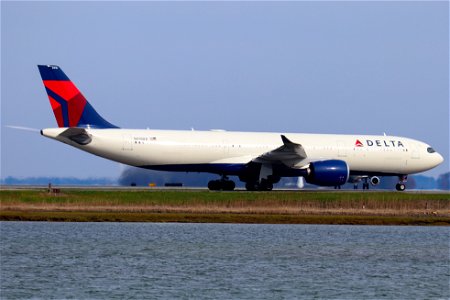 Delta Air Lines A330-900neo arriving at BOS