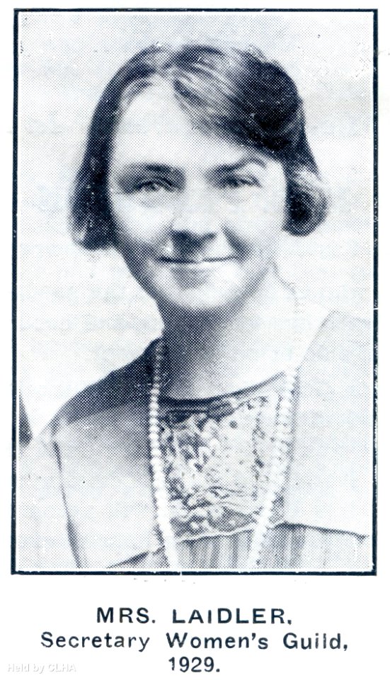 Mrs Laidler, Secretary, Women's Guild, Kurri Kurri Co-operative Society, 1929