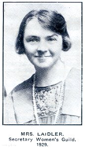 Mrs Laidler, Secretary, Women's Guild, Kurri Kurri Co-operative Society, 1929