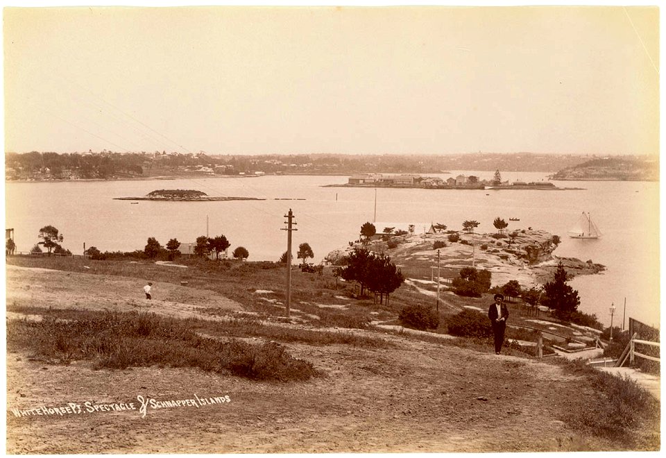 RAN Armament Depot Spectacle Island - White Horse Pt., Spectacle & Schnapper Islands ca. 1900-1910