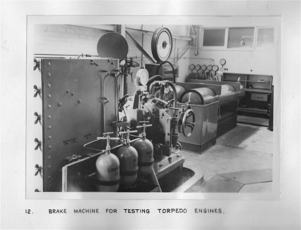 RAN Torpedo Establishment - Brake Machine