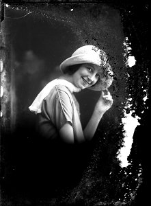A lady, [n.d.]