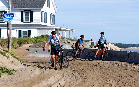 Camp Ellis-- post high tide