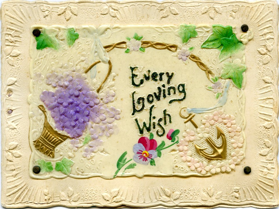 "Every loving wish" - Christmas card
