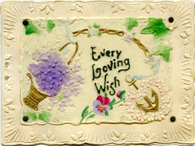 "Every loving wish" - Christmas card