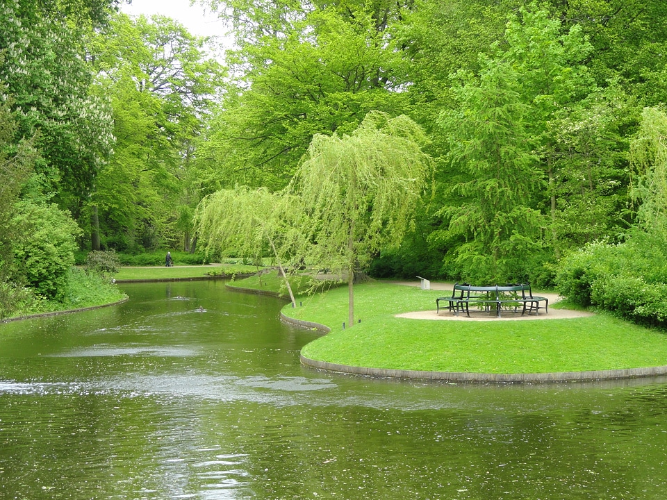 Beautiful Green Park Copenhagen Denmark