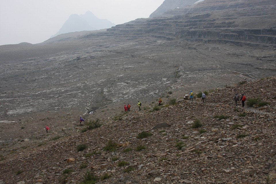 Emerald Glacier and the President Range in Yoho National Park
