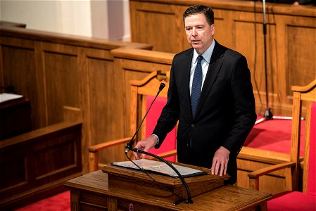 FBI Director Speaks on Civil Rights and Law Enforcement at Conference photo