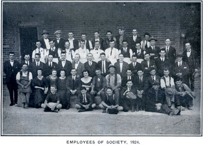 Employees of the Kurri Kurri Co-operative Society, 1924 photo