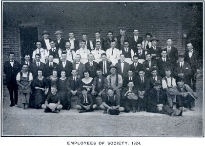 Employees of the Kurri Kurri Co-operative Society, 1924