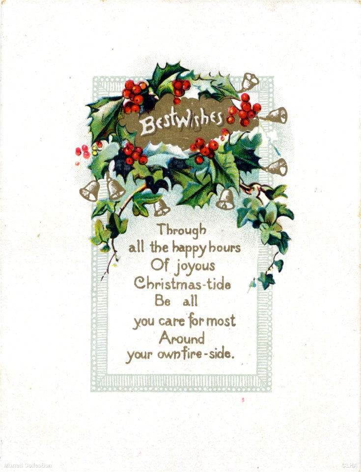 "Best Wishes" - Christmas card