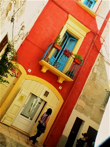 Walking in the colours of Polignano...