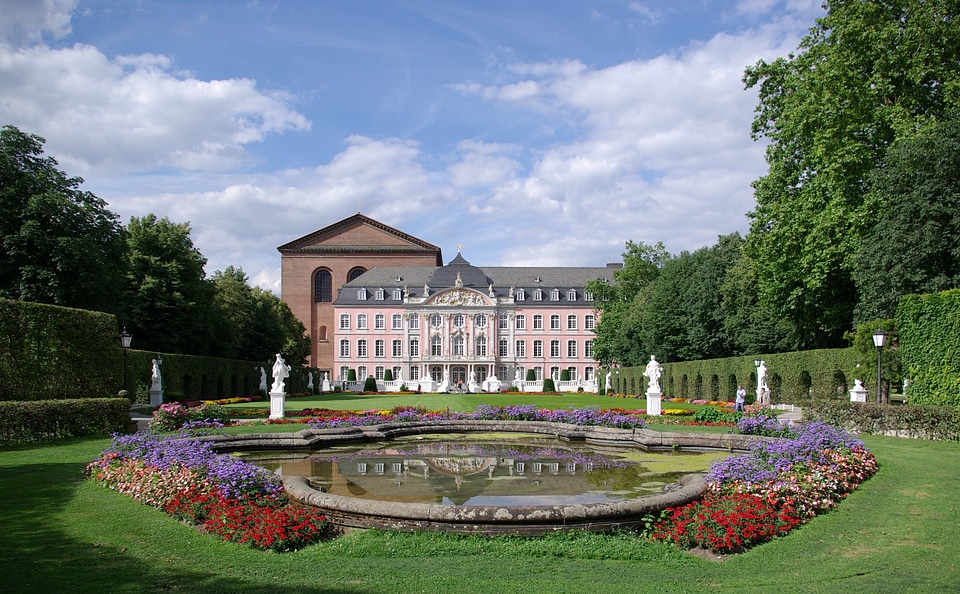 South wing of Prince-electors Palace in Trier, Germany