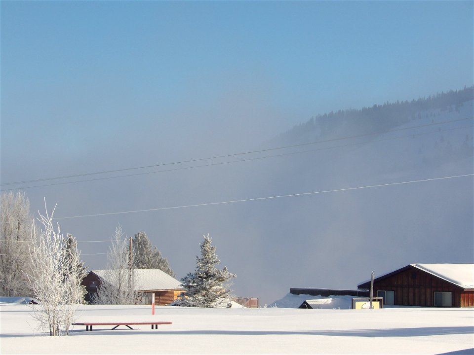 winter morning in stanley