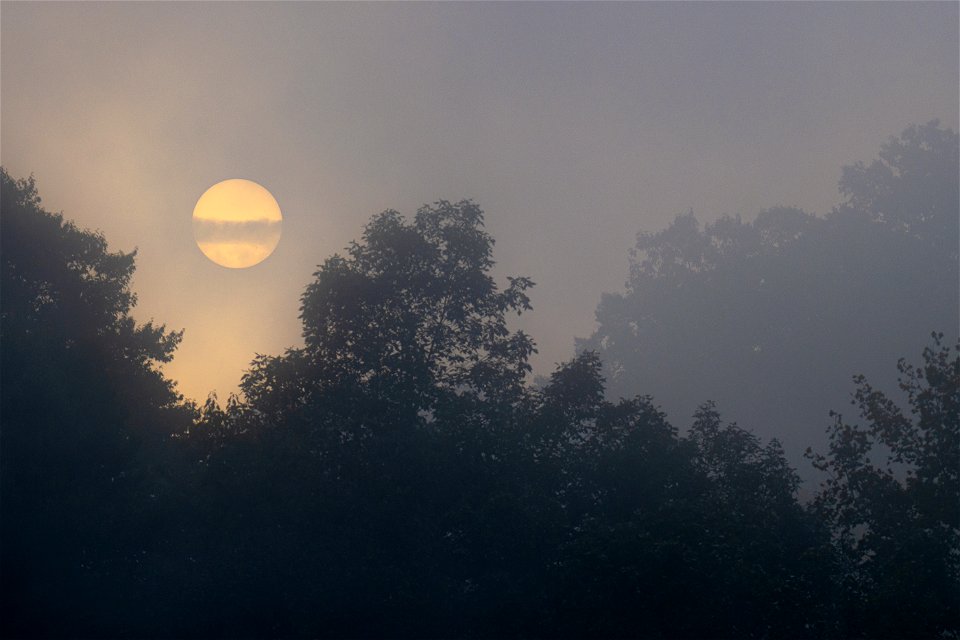 Sunrise at Lake Vesuvius Recreation Area photo