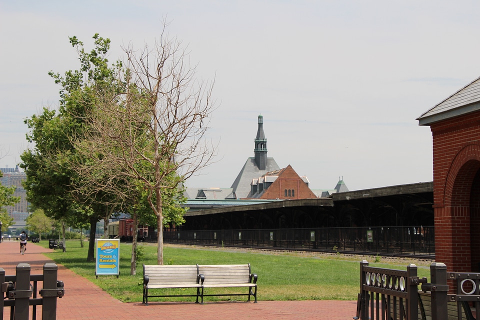 The Abandoned Rail Station at Liberty State Park photo