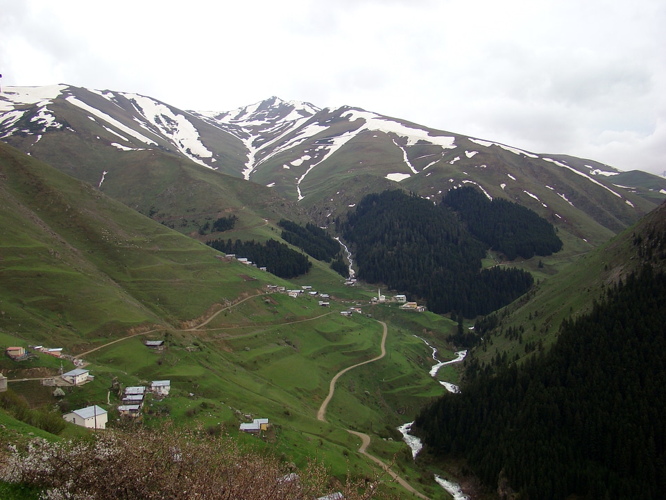 Anzer plateau in the Blacksea region of Turkey