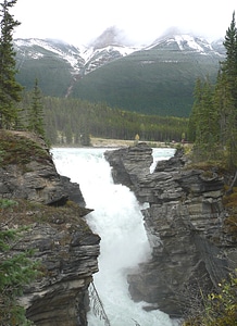 Athabasca Falls in Jasper National Park, Alberta, Canada