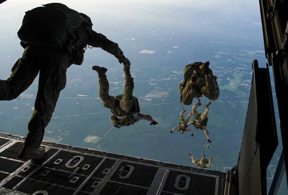 Special Tactics Squadron jump from an MC-130H