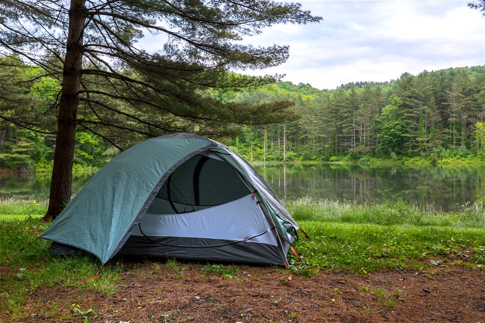 Camping at Lamping Homestead Recreation Area