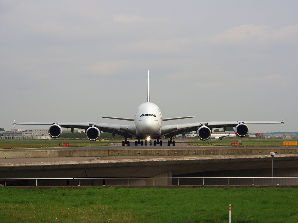 Emirates Airline in Amsterdam airport