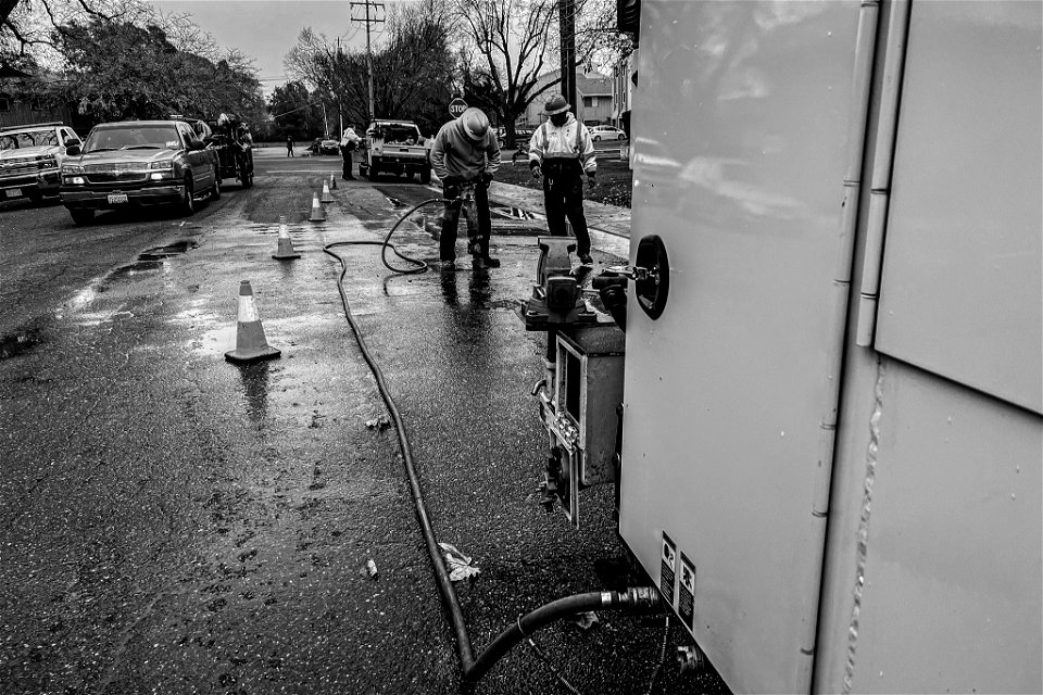 Water Main 9th and F St